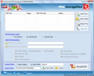 Encrypt Pdf to Disable Edit Print Copy screenshot